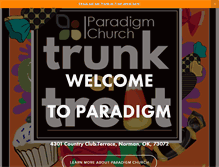 Tablet Screenshot of paradigmchurch.com